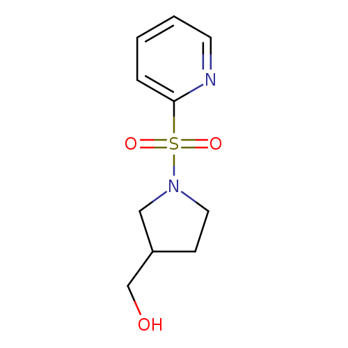 OCC1CCN(C1)S(=O)(=O)c1ccccn1