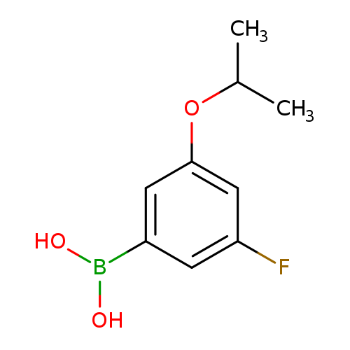 CC(Oc1cc(cc(c1)F)B(O)O)C