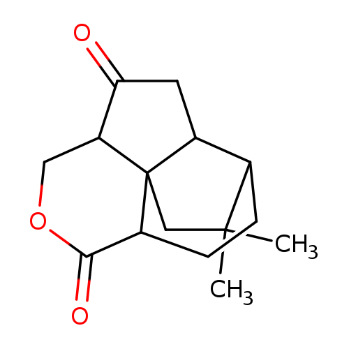 O=C1OCC2C34C1CCC(C4CC2=O)C(C3)(C)C
