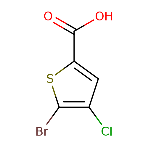 OC(=O)c1cc(c(s1)Br)Cl