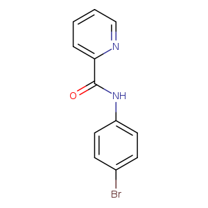 Brc1ccc(cc1)NC(=O)c1ccccn1