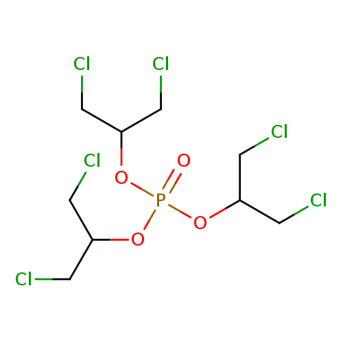 ClCC(OP(=O)(OC(CCl)CCl)OC(CCl)CCl)CCl