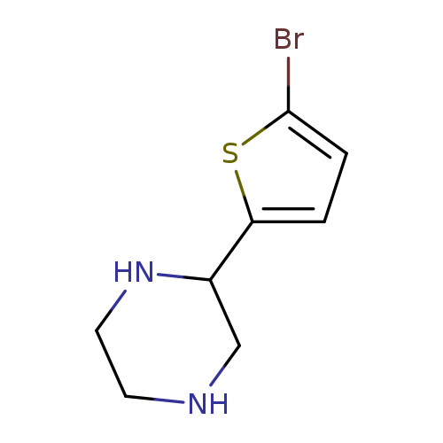 Brc1ccc(s1)C1CNCCN1