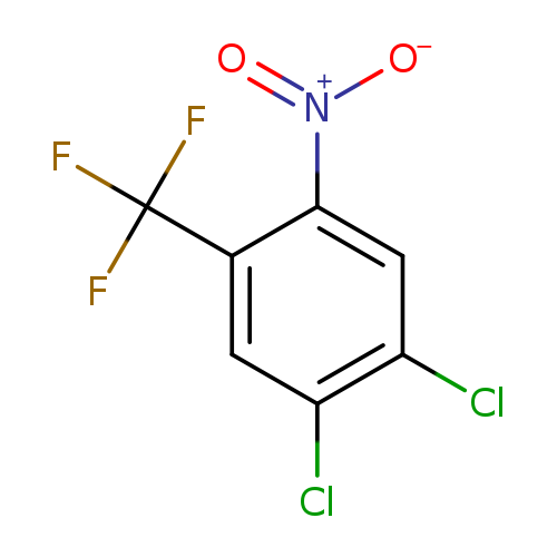 Clc1cc([N+](=O)[O-])c(cc1Cl)C(F)(F)F