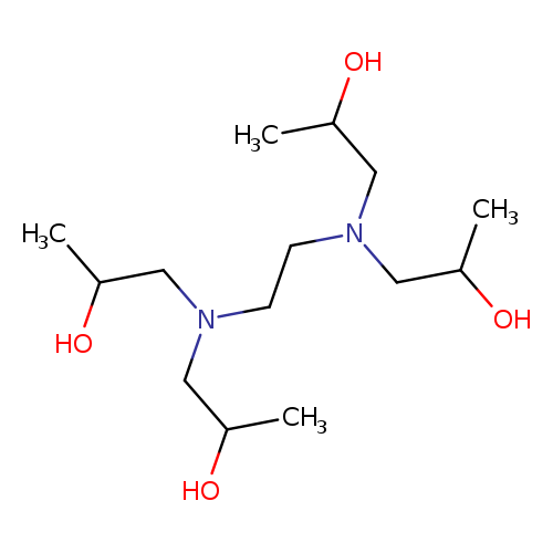 CC(CN(CC(O)C)CCN(CC(O)C)CC(O)C)O