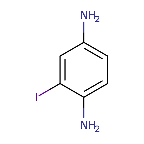 Nc1ccc(c(c1)I)N