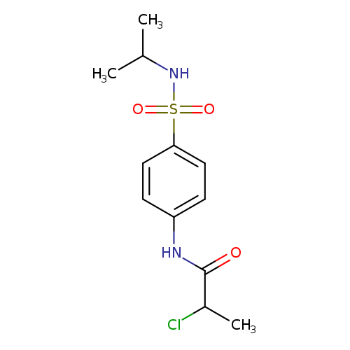 CC(NS(=O)(=O)c1ccc(cc1)NC(=O)C(Cl)C)C