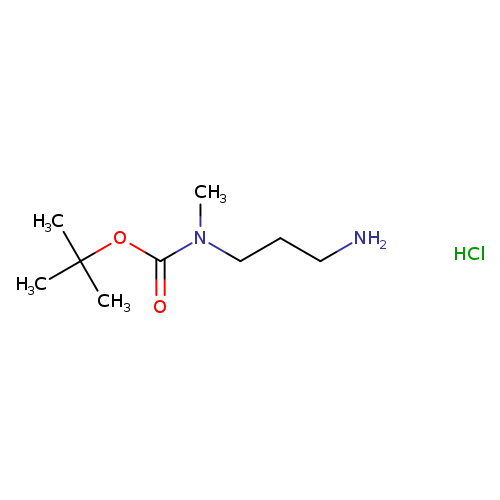 NCCCN(C(=O)OC(C)(C)C)C.Cl