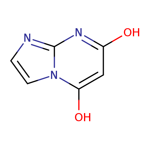 Oc1cc(O)n2c(n1)ncc2