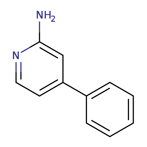 Nc1nccc(c1)c1ccccc1