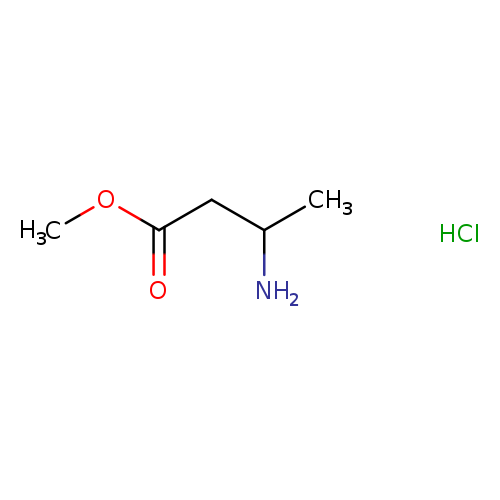 COC(=O)CC(N)C.Cl