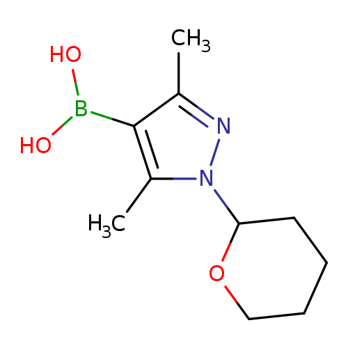 OB(c1c(C)nn(c1C)C1CCCCO1)O