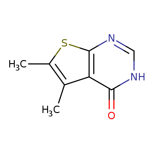 Cc1sc2c(c1C)c(=O)[nH]cn2