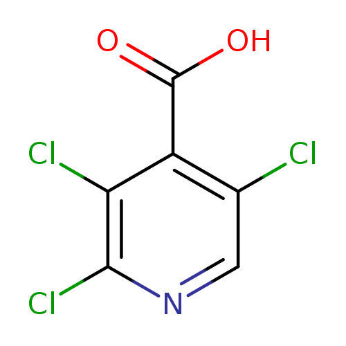 Clc1ncc(c(c1Cl)C(=O)O)Cl