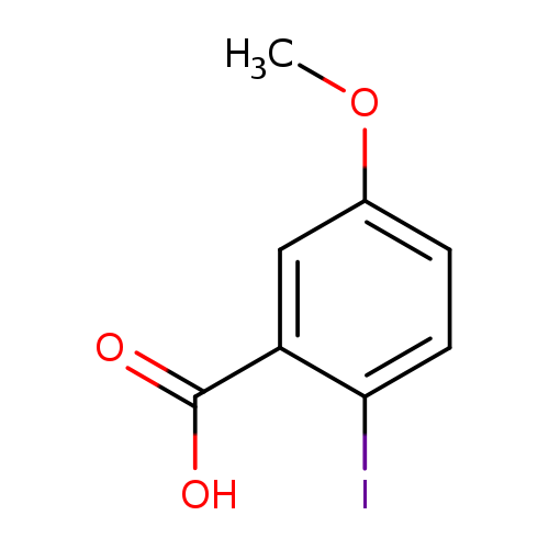 COc1ccc(c(c1)C(=O)O)I