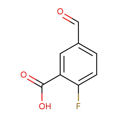 O=Cc1ccc(c(c1)C(=O)O)F