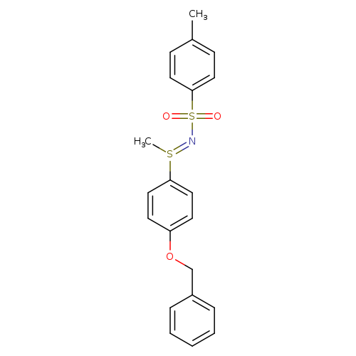 Cc1ccc(cc1)S(=O)(=O)/N=S(/c1ccc(cc1)OCc1ccccc1)C