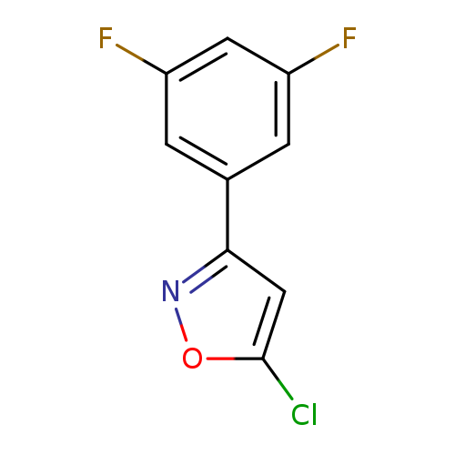 Clc1onc(c1)c1cc(F)cc(c1)F