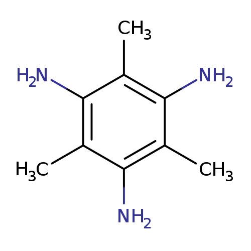 Cc1c(N)c(C)c(c(c1N)C)N