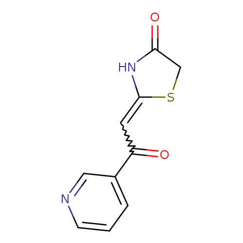 O=C1CSC(=CC(=O)c2cccnc2)N1