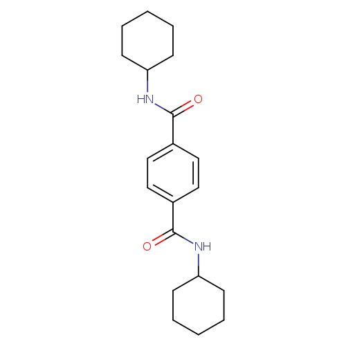 O=C(c1ccc(cc1)C(=O)NC1CCCCC1)NC1CCCCC1