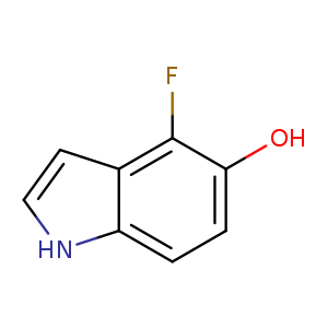 Oc1ccc2c(c1F)cc[nH]2