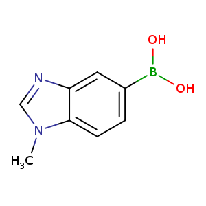 OB(c1ccc2c(c1)ncn2C)O