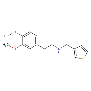 COc1cc(CCNCc2cscc2)ccc1OC