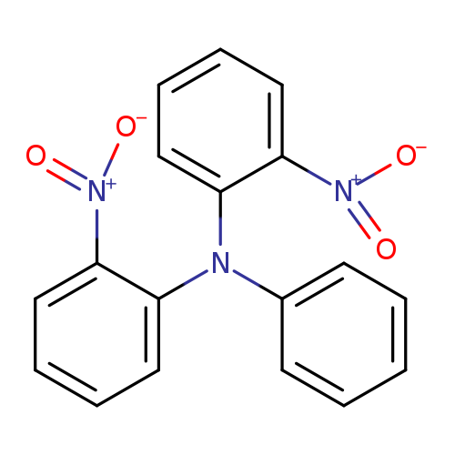 [O-][N+](=O)c1ccccc1N(c1ccccc1[N+](=O)[O-])c1ccccc1
