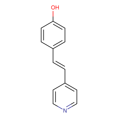 Oc1ccc(cc1)/C=C/c1ccncc1