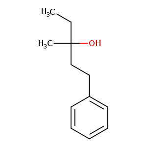 CCC(CCc1ccccc1)(O)C