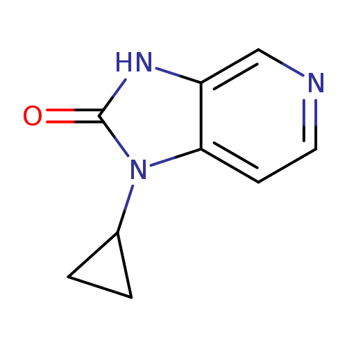 O=c1[nH]c2c(n1C1CC1)ccnc2