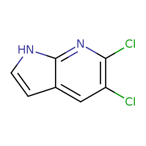 Clc1nc2[nH]ccc2cc1Cl