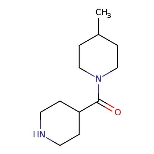 CC1CCN(CC1)C(=O)C1CCNCC1