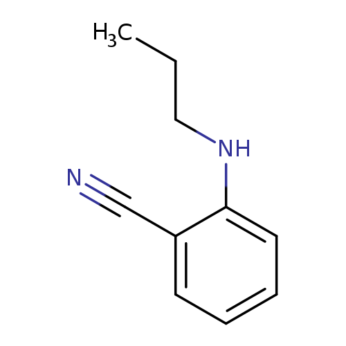 CCCNc1ccccc1C#N