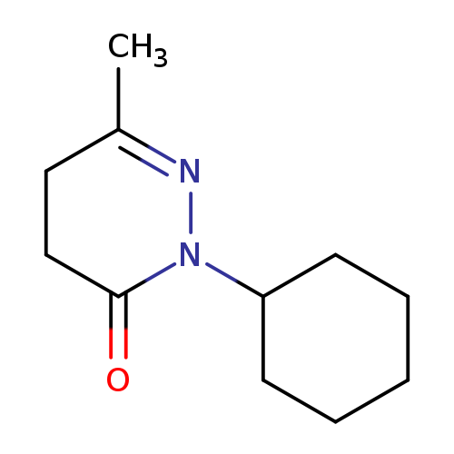 CC1=NN(C(=O)CC1)C1CCCCC1