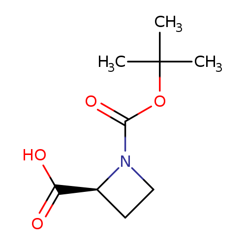 O=C(N1CC[C@H]1C(=O)O)OC(C)(C)C