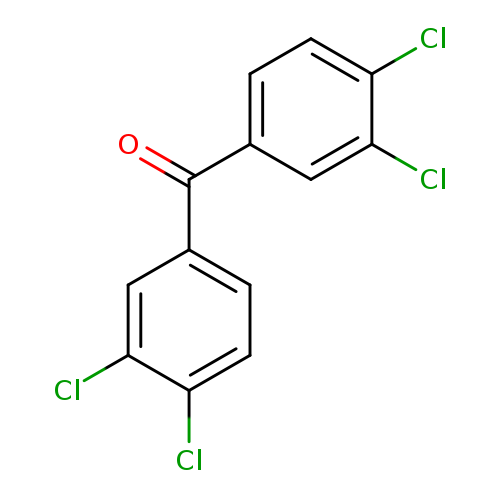 O=C(c1ccc(c(c1)Cl)Cl)c1ccc(c(c1)Cl)Cl