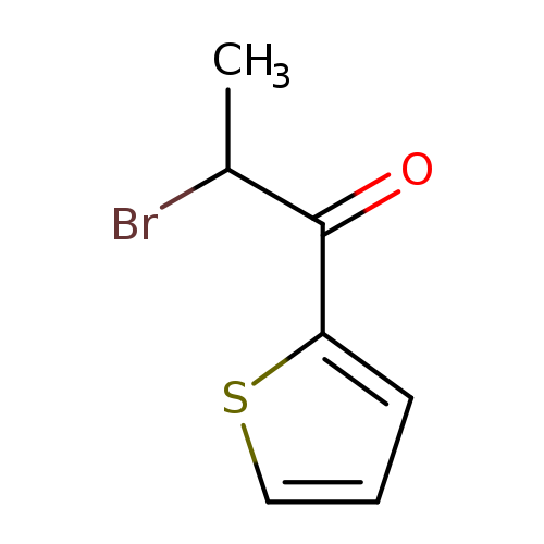 CC(C(=O)c1cccs1)Br