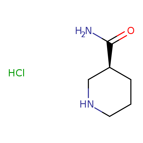 NC(=O)[C@H]1CCCNC1.Cl