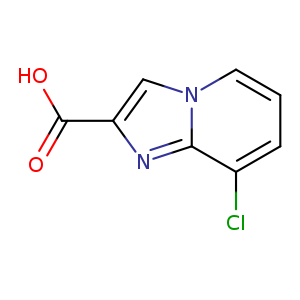 OC(=O)c1cn2c(n1)c(Cl)ccc2