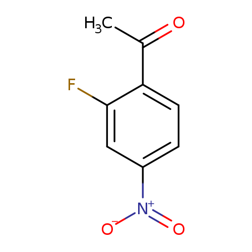 CC(=O)c1ccc(cc1F)[N+](=O)[O-]