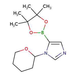CC1(C)OB(OC1(C)C)c1cncn1C1CCCCO1