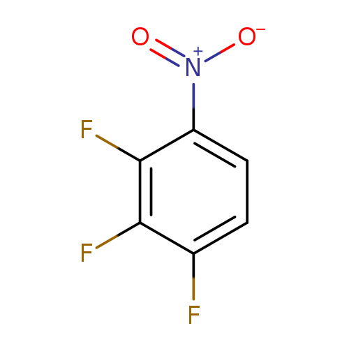 [O-][N+](=O)c1ccc(c(c1F)F)F