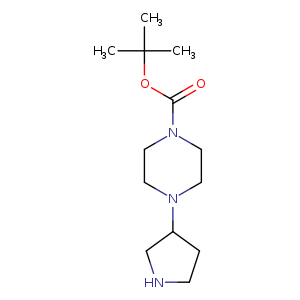 O=C(N1CCN(CC1)C1CNCC1)OC(C)(C)C