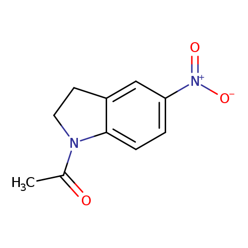 CC(=O)N1CCc2c1ccc(c2)[N+](=O)[O-]