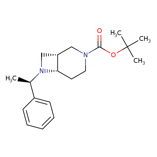 O=C(N1CC[C@H]2[C@@H](C1)CN2[C@@H](c1ccccc1)C)OC(C)(C)C