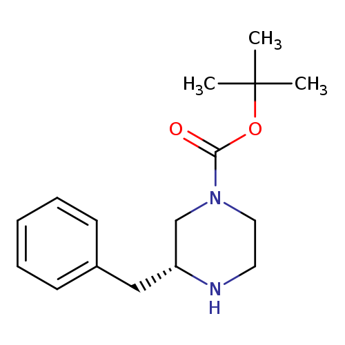 O=C(N1CCN[C@@H](C1)Cc1ccccc1)OC(C)(C)C