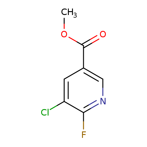 COC(=O)c1cnc(c(c1)Cl)F
