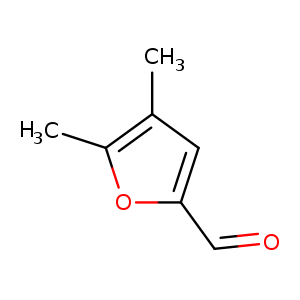 O=Cc1oc(c(c1)C)C
